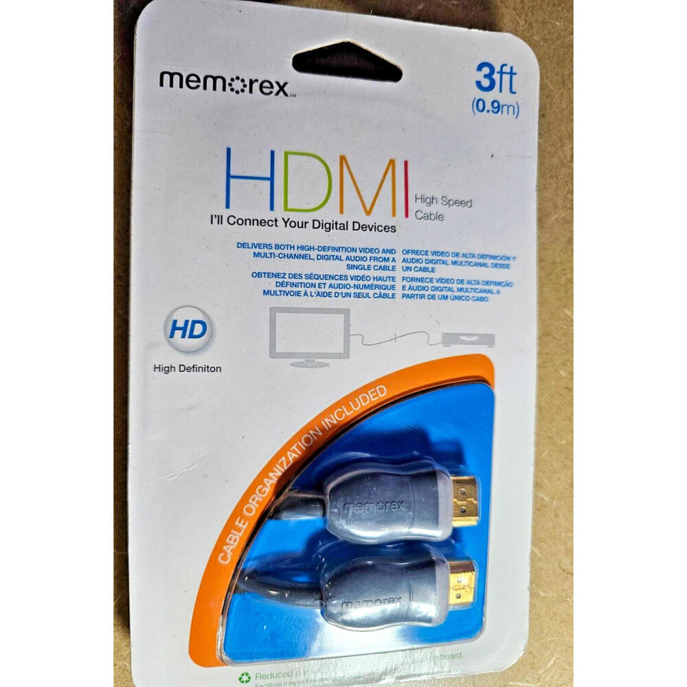 Memorex 3ft HDMI High Speed Cable